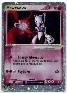 Mewtwo ex 101/109 Pokemon TCG Ruby and Sapphire Holo Damaged - Picture 1 of 3