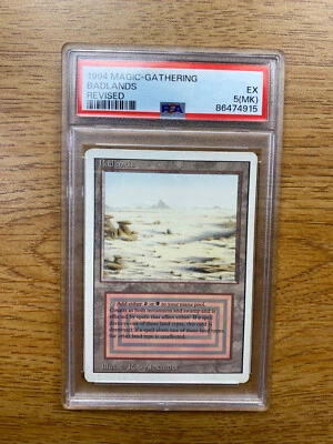 Magic the Gathering: Badlands Revised PSA Graded 5 MK - Image 1 of 2