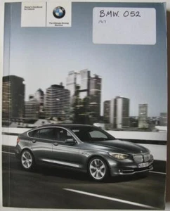BMW 5 Series Gran Turismo Car Owners Handbook 2009 #0141 2602594 - Picture 1 of 4