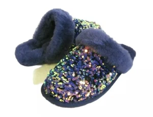 UGG SCUFFETTE II STELLAR SEQUIN WOMEN MEDALLION SLIPPERS US 7 /UK 5 /EU 38 - Picture 1 of 5
