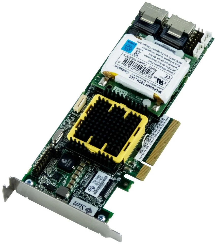 Controller Sun 375-3536-01R50 SAS RAID PCIe LP + BBU - Image 1 of 2