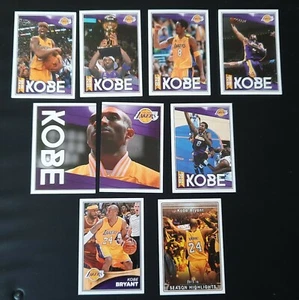 9x RARE LOT KOBE BRYANT STICKERS PANINI NBA TOP - Picture 1 of 5