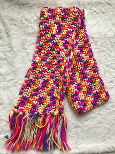 NWT Girls Justice Scarf, Neon Colors - Picture 1 of 3