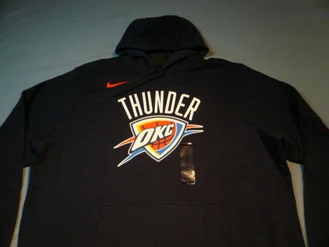 Nike Oklahoma City Thunder Club Essential 3XL BRAND NEW NBA Hoodie OKC Pullover Cover