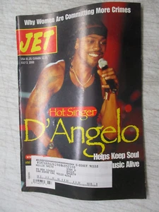 JET MAGAZINE JULY 3, 2000 HOT SINGER D'ANGELO SOUL MUSIC & TIGER WOODS - Picture 1 of 2