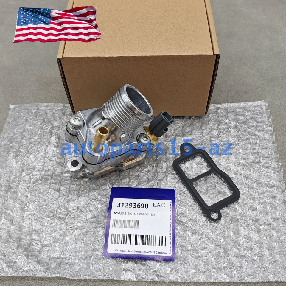 New ! Engine Coolant Thermostat Housing Assembly 31293698 For Volvo XC90 03-06 Foto 1 de 4