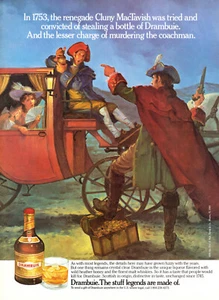 DRAMBUIE LIQUEUR AD #9 RARE 1990 OUT OF PRINT VINTAGE - Picture 1 of 2
