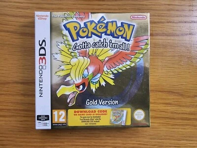 Pokemon Gold Version (Box and Code) - Nintendo 3DS NEW - Image 1 of 2