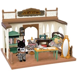 Sylvanian Families Tailor Black Cat Liberty Print Calico Critters 2023 New - Picture 1 of 12