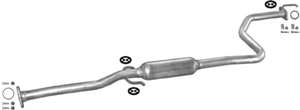HONDA CONCERTO 1.5 1.6 90/110/112/121/122HP 1989-1995 Silenciador central de escape+ - Imagen 1 de 1