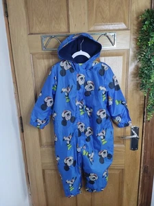 Girls Blue Disney Character Rain suit Age 5 - Picture 1 of 3