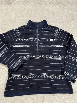 The North Face Pullover Men Extra Large Blue Gordon Lyons Fleece 1/4 Zip Sweater - Image 1 of 4