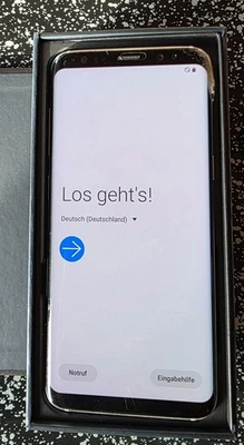 Samsung Galaxy S8 G950F 64GB, articsilber Top ZUSTAND, OVP - Bild 1 von 4