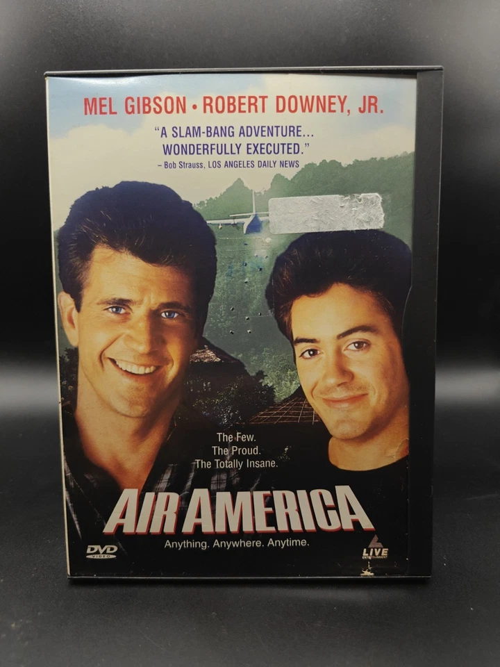 Air America DVD Full/Widescreen 1990 Mel Gibson, Robert Downey Jr, Nancy Travis - Image 1 of 4