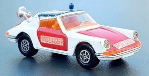 Corgi Toys 509 Porsche Targa 911S Polizei im Fundzustand. - Bild 1 von 6