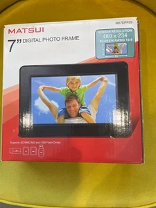 Matsui Digital Photo Frame 7" opened but never used. - Picture 1 of 3