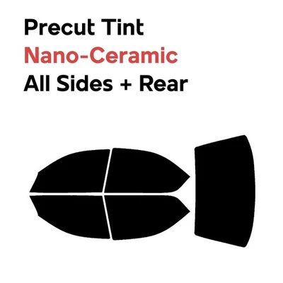 Предварительно вырезанная оконная пленка автомобильный нанокерамический оттенок для Dodge Neon 1995-1999 седан - Изображение 1 из 4