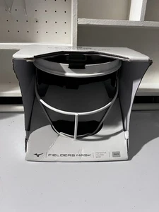 Mizuno Fielder's Mask White S/M Softball Protection Steel Construction - Picture 1 of 10