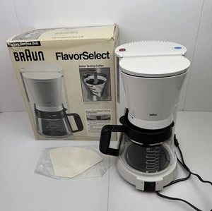 Braun Flavorselect 10 Cup Coffee Maker KF140 Made In Germany Vintage Working - Picture 1 of 14