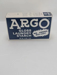 Argo Glanz angetriebene Wäschestärke neuer alter Lagerbestand 1 Pfund - versiegelt - Bild 1 von 6