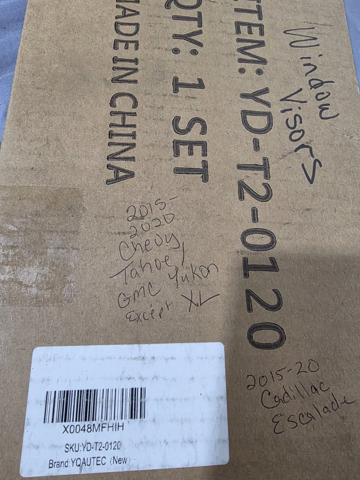 Protectores de lluvia de ajuste personalizado para Chevy Tahoe/GMC Yukon 2007-2014 - irrompibles y S... Foto 1 de 2