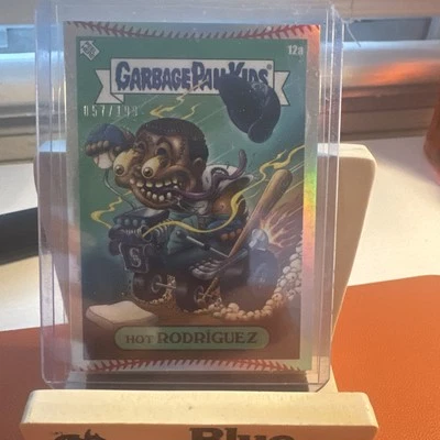 2022 TOPPS X ALEX PARDEE #12B HAULIN JULIO - JULIO RODRIGUEZ FOIL # 057/199 - Image 1 of 2