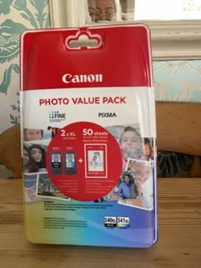 Canon PG540XL CL541XL Ink Cartridges Photo Value Pack new - Afbeelding 1 van 3