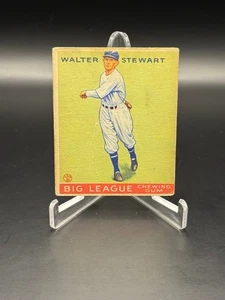 Goudey Walter Stewart 1933 #146 G/VG Washington Senators envío gratuito - Imagen 1 de 2
