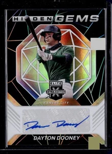 2021 Panini Elite Extra Edition Hidden Gems Black Dayton Dooney #HG-DD Auto - Picture 1 of 2