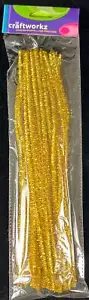 Pipe Cleaners Metallic - Gold - Pack of 50 - Picture 1 of 1