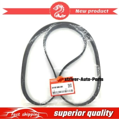 Correa de transmisión serpentina OEM Honda 31110-5AG-Z01 para Civic 2017-20 Accord 2018-2021 Foto 1 de 4