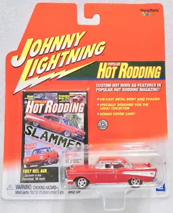 Johnny Lightning Popular Hot Rodding - 1957 Bel Air con rr - como nuevo - Imagen 1 de 3