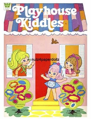 VINTGE 1971 LIDDLE KIDDLES PLAY PAPER DOLL ~WHITMAN~RARE UNCUT LASER REPRODCTION