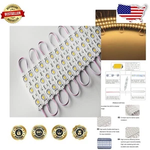 Customizable 3000K LED Modules - 100pcs with Self-Adhesive Back for Easy Install - Picture 1 of 9