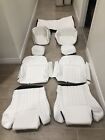 1993-1995 Pontiac Trans Am ￼front & Rear Seat covers In White Color￼. IN STOCK!