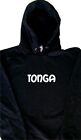 Tonga text Hoodie Sweatshirt