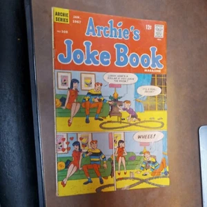 Archie’s Joke Book #108 January 1967 racing cover Archies band story silver age - Picture 1 of 3