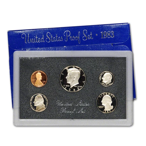1983 US Mint Proof Set in OGP Cover