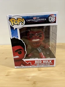 Funko POP! Captain America Brave New World Red Hulk Super 6-Inch #1366 *Not Mint - Picture 1 of 8