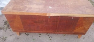Vintage Mid Century Cavalier Blonde Blanket Cedar Chest, No lock - Picture 1 of 4