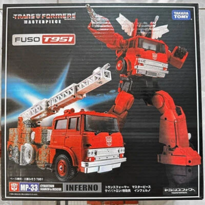 Takara Tomy Transformers Inferno Masterpiece MP33 6" Robot Action Figure New - Image 1 of 4