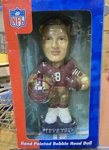 Bobble Double Steve Young #8 San Francisco 49ers NFL Bobblehead Figurine - New!! - Picture 1 of 5