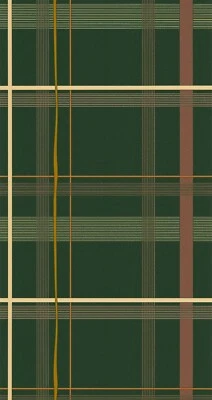EUR 6,19/qm / Tapete Retro Bensimon 51200804 Karo Grün Gelb Braun Retro-Look  - Bild 1 von 2