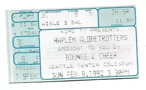 1992 Harlem Globetrotters Ticket Stub - Picture 1 of 2
