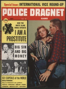 POLICE DRAGNET Cases, May 1956, Brooklyn Enterprises - Imagen 1 de 1
