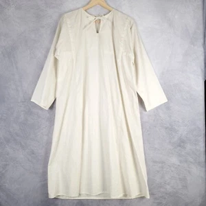 Handmade Prairie Dress Girls Large Minimalist Smock Amish Cottage Under-Dress - Picture 1 of 23