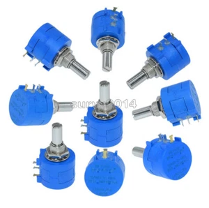 10K Ohm 3590S-2-103L Rotary Wirewound Precision Potentiometer Pot 10 Turns - Picture 1 of 4