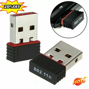 150Mbps Wifi Mini USB 2.0 Adapter Wireless Dongle Adaptor Network Lan NEW - Picture 1 of 10