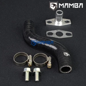 Turbo Oil Return Line For BMW N55 335i 535i w/ Garrett GT30R GT35R Ball Bearing - Picture 1 of 6