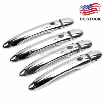 TAPA MANIJA PUERTA COCHE CROMADA PARA RENAULT KOLEOS CON CERRADURA INTELIGENTE 2008-2013 Foto 1 de 4